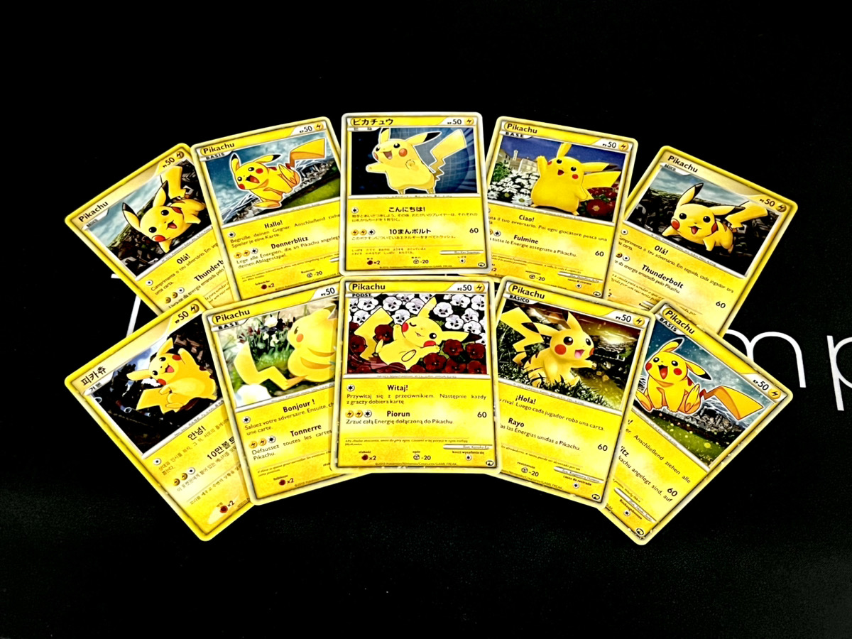 ✨入荷情報✨】 🌍 世界のピカチュウ大集合 ⚡️⚡️ 上ワザが各国の