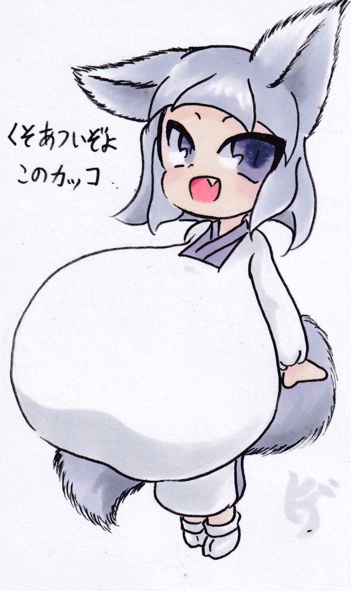 大きいものの大きさを強調するため
比較対象となる小さいものを共に描く
ロリ巨乳とはそれをワンセットにしている側面もございます 