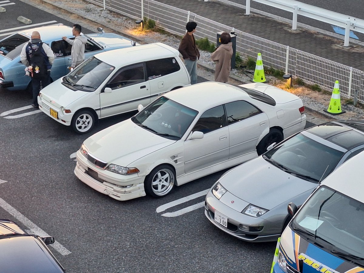 100系マークII、100系チェイサー、ラッピング痛車😊 #APIT東雲