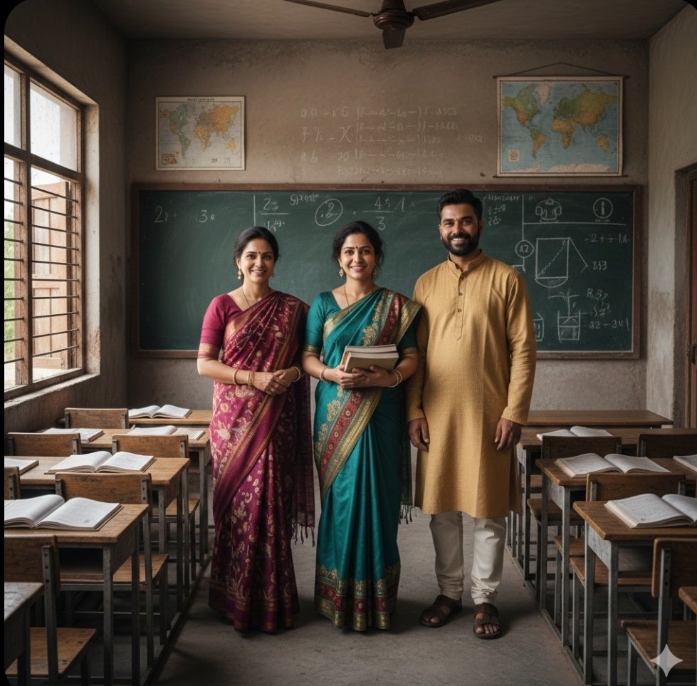 गुरु बिना यह देश क्या, सूना सा आधार।
शिक्षक रोए मौन में, कैसी यह सरकार?
सम्मान, सुरक्षा, नीति — सब हो न्यायसंगत।
तभी खिलेगी शिक्षा की, हर इक शाख सुव्यवस्थित।।
#JusticeForTeachers 
<a href="/DrDCSHARMAUPPSS/">Dr Dinesh Chandra Sharma</a>
<a href="/SanjaySnghUPPSS/">Sanjay Singh</a>
<a href="/PMOIndia/">PMO India</a> 
<a href="/narendramodi/">Narendra Modi</a> 
<a href="/CMOfficeUP/">CM Office, GoUP</a>
<a href="/dpradhanbjp/">Dharmendra Pradhan</a> 
<a href="/jayantrld/">Jayant Singh</a>