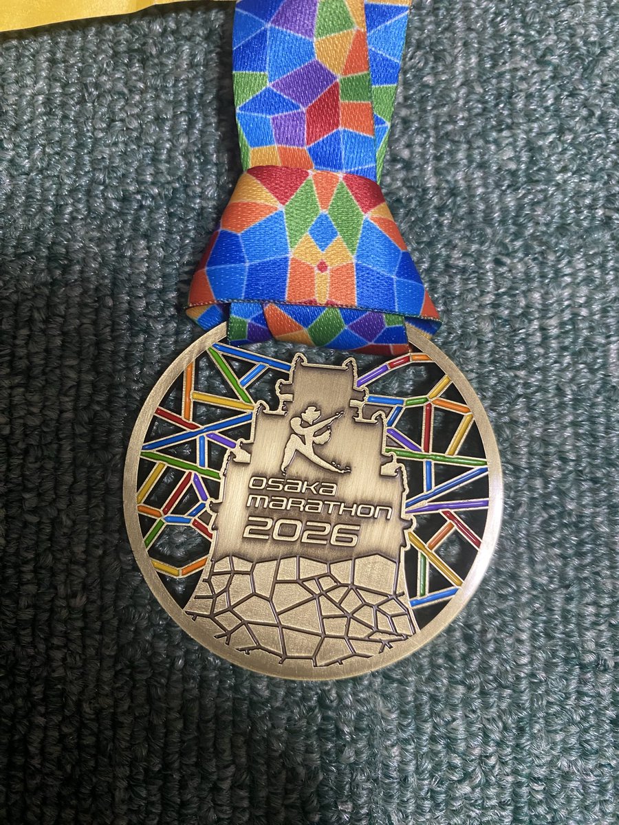 無事完走出来たよ。 気温が高く、両脚攣っても、絶対歩かず、気持ちの