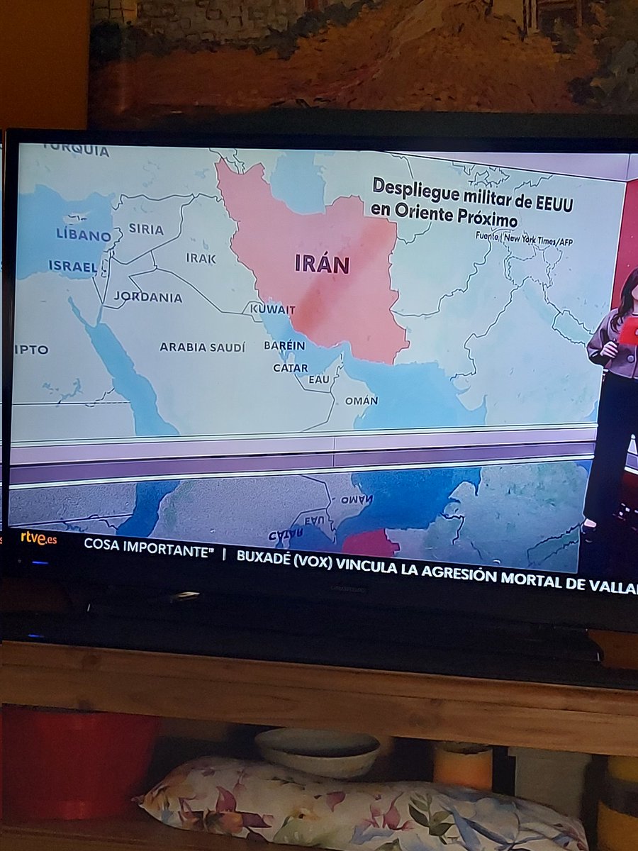 Mirad el mapa que muestra <a href="/rtvenoticias/">RTVE Noticias</a>. 
Palestina NO EXISTE.
Ya es Israel TODO el territorio. 
Qué vergüenza, <a href="/PSOE/">PSOE</a> y <a href="/sumar/">Sumar</a>.
Qué pvta vergüenza. 
👇👇👇👇