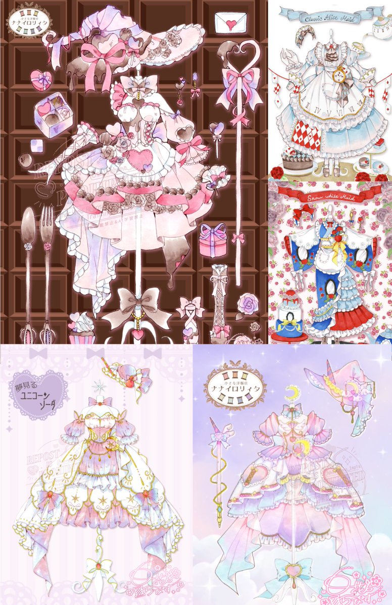 #三連休はフォロワーさんが増えるらしい 
#絵柄が好みって人にフォローされたい

衣装デザインが大好きです！
是非、見て戴けましたら嬉しいです🌸