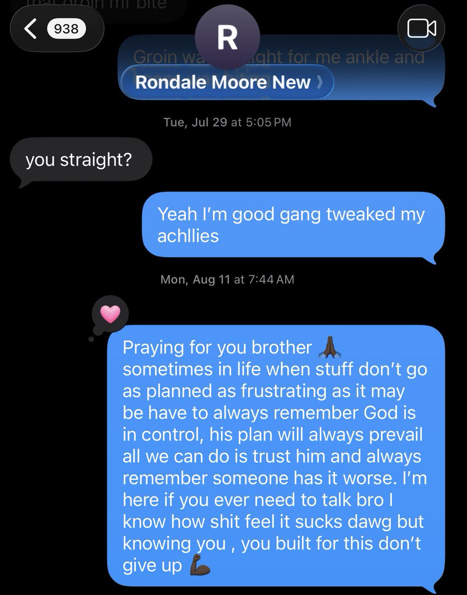 I love you bro 🙏🏿 I always wanted to speak life into you fam