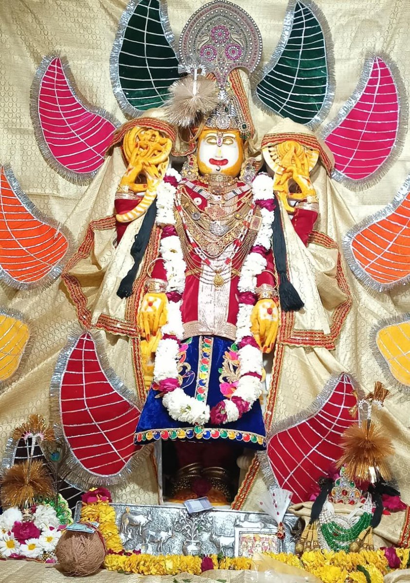 🌹🌺 हरी ॐ आज दिनांक 22-2-2026 💐☘️ दिन रविवार 🌷💐 संवत 2082 ☘️🌷 फाल्गुन शुक्ल पक्ष पंचमी तिथि को श्री कल्याण जी महाराज श्रृंगार झांकी दर्शन डिग्गीपुरी🙏🏻🌹