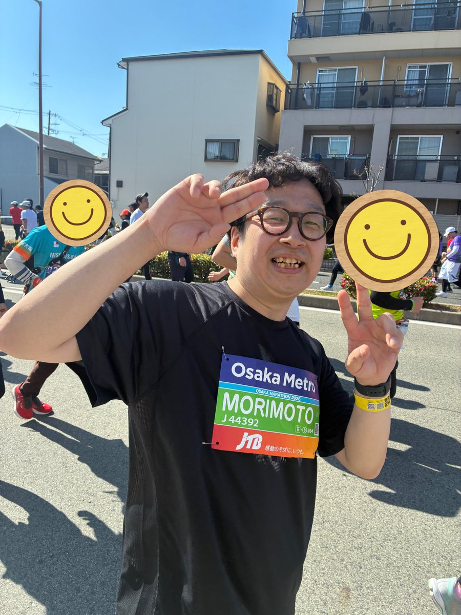 25k付近 森本さん がんばれ👍かっこよかった😊 #soratobiwo