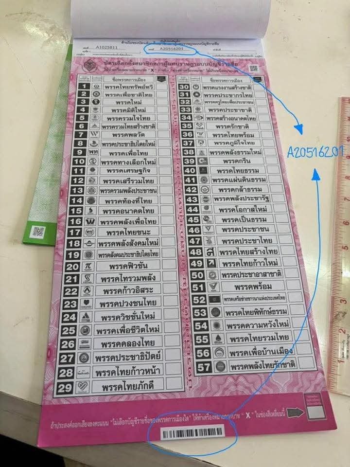 iannnnn's tweet photo. (ซ้าย) บัตรเลือกตั้งเวอร์ชันใหม่ที่ใช้งานวันนี้
ให้สังเกตต้นขั้วดูดีๆ ว่าต่างจากของเมื่อวันที่ 8 (ขวา) นะครับ 🥰

อ่าน 5 checklist วันนี้ที่ต้องเฝ้าจับตาจากไอติม : https://t.co/F6yxPReQuE https://t.co/9wPXY3lKdQ