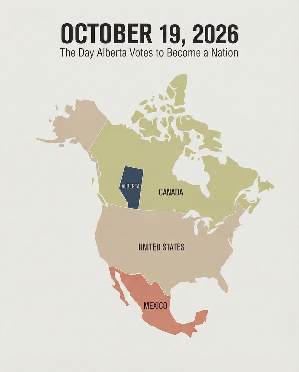 October 19, 2026.

The day Alberta votes to become a nation.

History isn’t written in Ottawa. It’s decided at the ballot box.