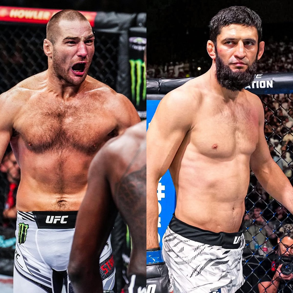 Combat_Casuals's tweet image. 🚨 Sean Strickland calls out Khamzat Chimaev after his win over Anthony Hernandez 

“If Chimaev finally gets off the bench I’d like a piece of that Chechen wh*re” 

#UFCHouston