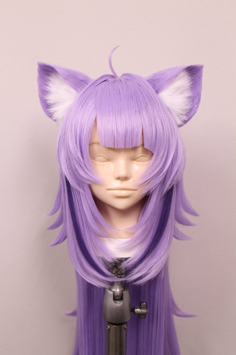 ホロライブ/猫又おかゆ 風wig 2月22日！🐈🐾 ウィッグの毛でお耳も