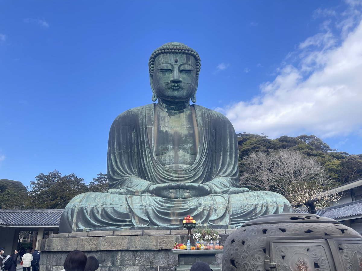 今年五十五度目の参拝は高徳院 浄土宗の寺院で鎌倉大仏ので超有名 鎌倉