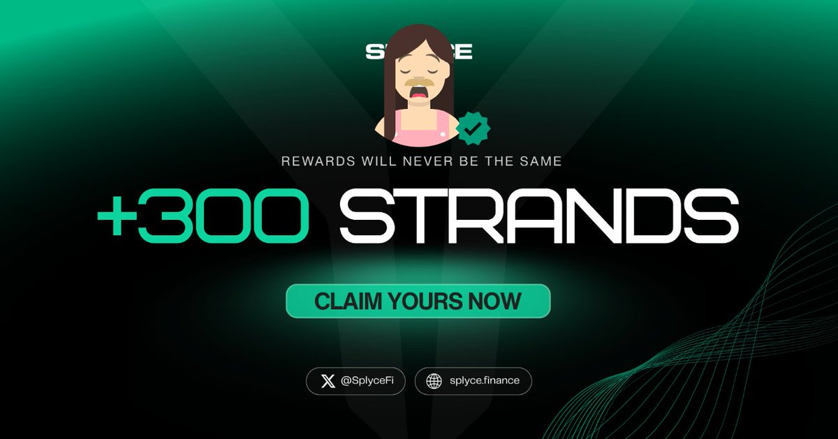 jelinaput's tweet photo. 300 Strands claimed. 

Real-world yield is coming to Solana with @SplyceFi 

Feels good to be early.

Your turn: https://t.co/acZgeByRst https://t.co/fLvJTewjzr