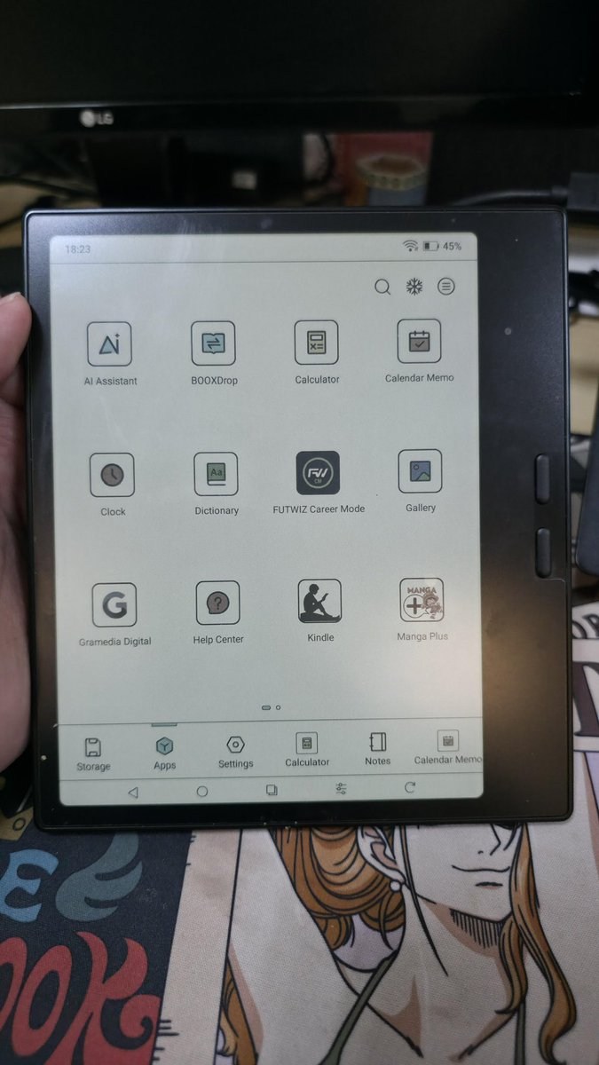 masbin__'s tweet photo. @TanpaSebutNama @rantcensoredera Mau yg Onyx Boox Go Color 7 Gen II gak ka? Saya jual karena jarang kepake. Gak sesering itu baca buku dan lebih sering baca komik di HP Fold. 

Beli di Shopee toko YUTmart pake InkSense Stylus dan writing film total 6,4 jt.

Minat DM ya ka. https://t.co/23XCxfdU2X