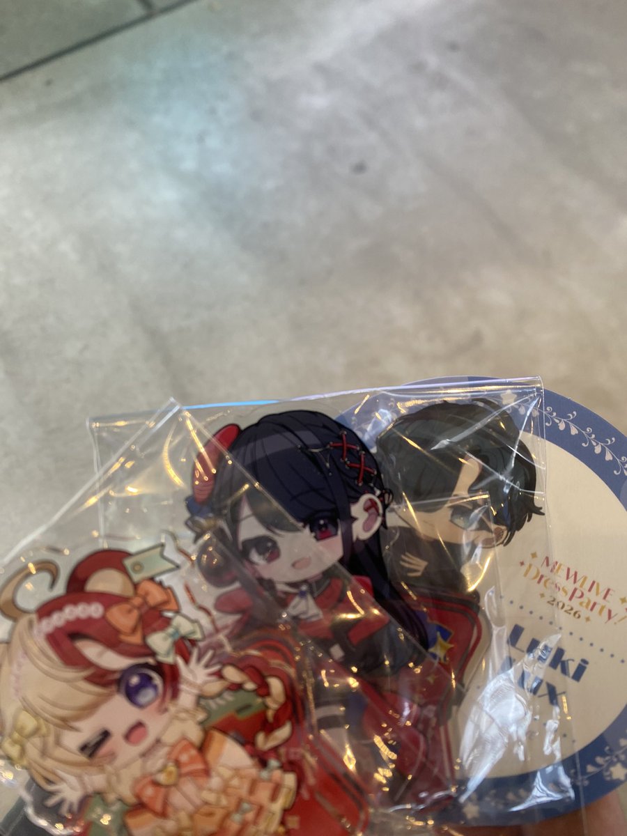 よし！コースターは密かに推しているルキ兄さんでした！
会場に戻らなきゃ💦