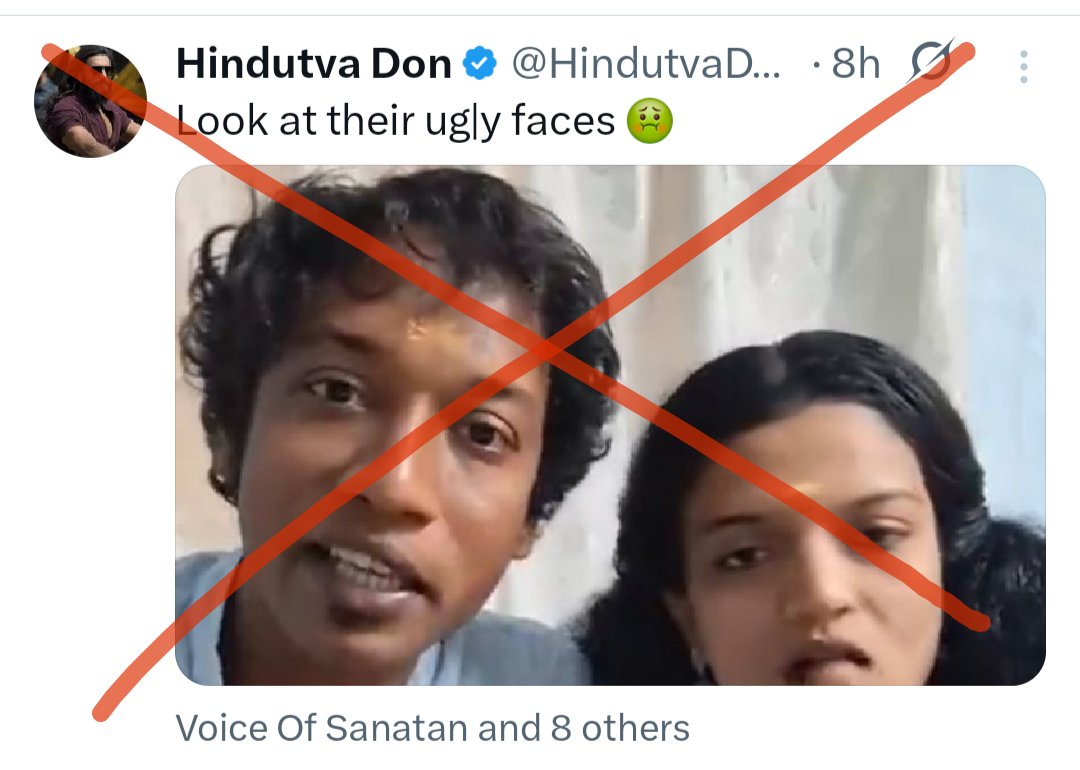 Dear Kerala, this is how some filthy, uneducated, low life North Indian sanghi clowns try to degrade us.

They can only resort to racism because they cannot win against us in any other way.