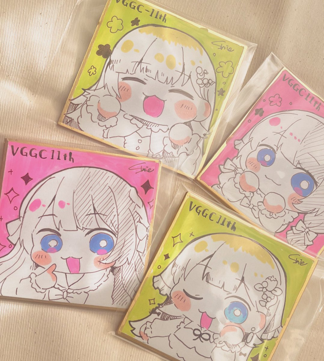Post by shie(しいちゃん)@VGGC11th【E-24】 on X: 色紙です！