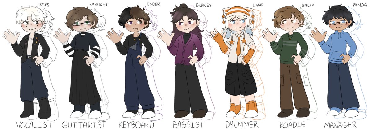 and their rival band, blueprint!

#saparata #kanukei #itzzender #lordburney #lampeyre #saltysurvivalist #dahouse_panda