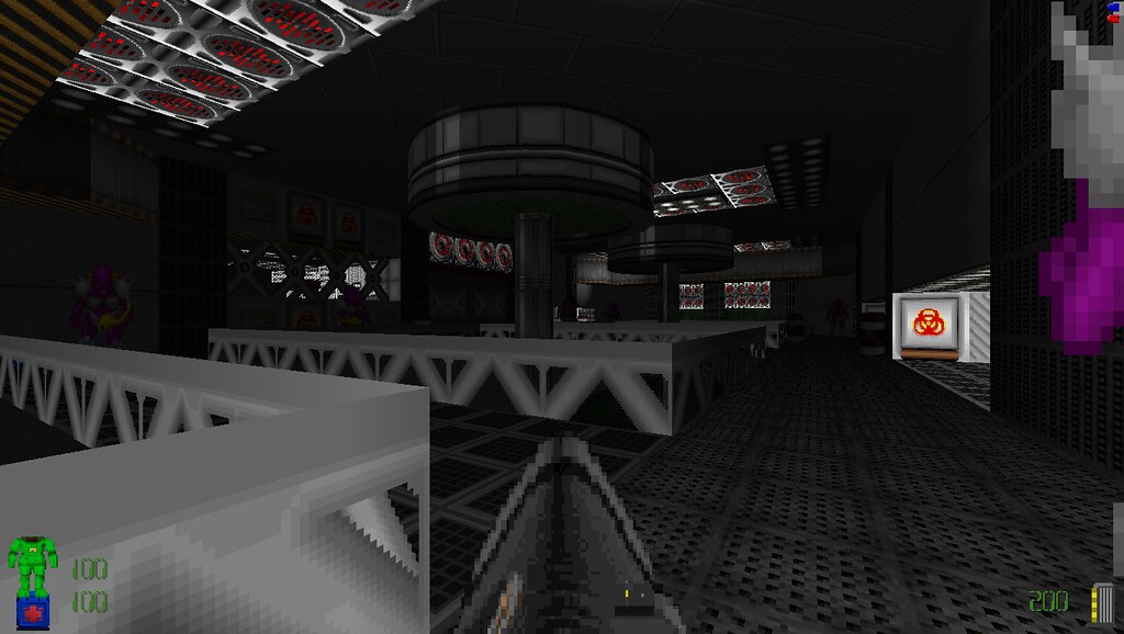 AjWehrmann's tweet photo. MAP04: Mess Hall is complete! Small but a slaughter map! 

I also added in a brand new weapon, Tenoj Flamethrower! 😎 https://t.co/mSKb3NiZrQ
