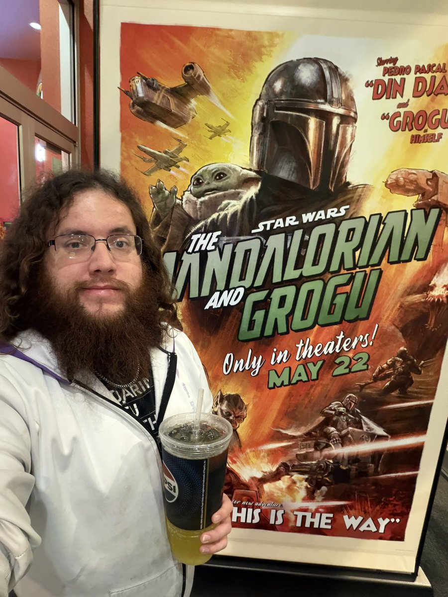 Just got done watching Wuthering Heights and look what I saw at my local theater 👀 #swtwt #StarWars