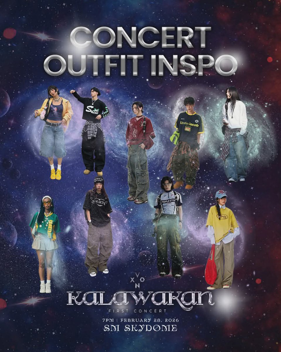 vxonofficial's tweet image. Vixies, KALAWAKAN: First Concert outfit got you stuck? We've got the perfect fix! 👀

Take a look at this concert outfit inspo and explore your style for our first major concert. 

#VXON
#VXONKalawakan