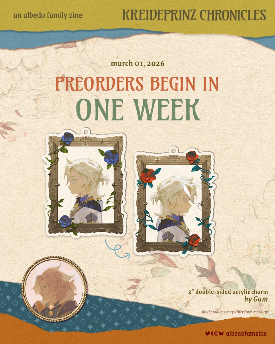 Kreideprinz Chronicles: Albedo Family Zine tweet media