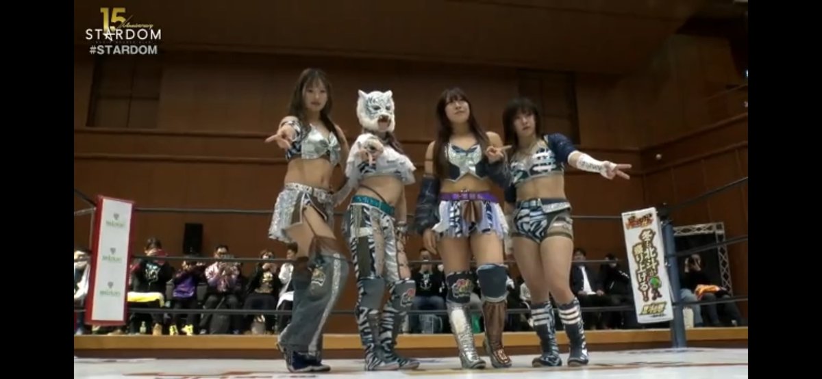 haremking1992's tweet image. Neo Genesis 🐯 Starlight Kid, AZM, Miyu Amasaki, &amp;amp; Mei Seira 🤩 
#スターライト・キッド
#SLK
#AZM
#あずみ
#天咲光由
#星来芽依
#stardom
#neogenesis