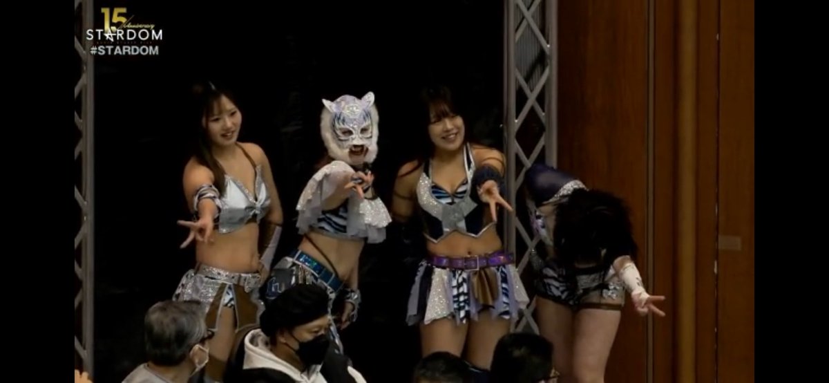 haremking1992's tweet image. Neo Genesis 🐯 Starlight Kid, AZM, Miyu Amasaki, &amp;amp; Mei Seira 🤩 
#スターライト・キッド
#SLK
#AZM
#あずみ
#天咲光由
#星来芽依
#stardom
#neogenesis