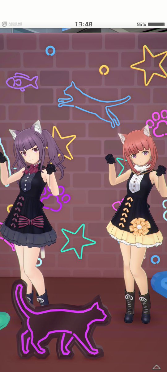 にゃ～ん🐈‍⬛🐈️ #猫の日 #アリスギア