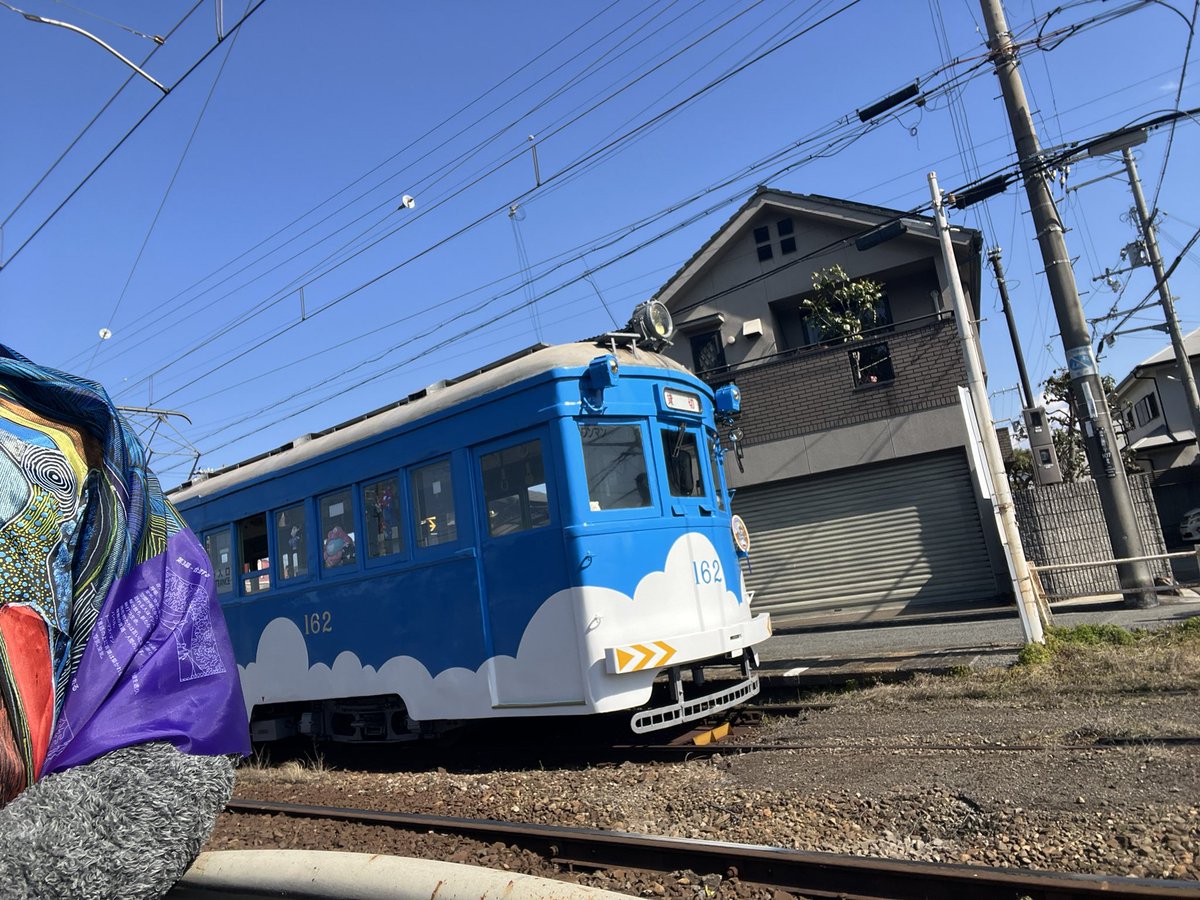 みんニャでつながる162号 161号の貸切とも離合^_^