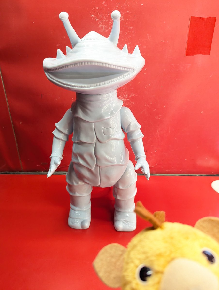 未塗装だけどジャイアントサイズなんでパワーあるぜ。 #ブルマァク