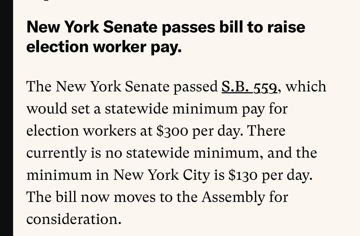 nycpix's tweet image. Snow shoveler $19 p/h and multiple IDs

Voting? Just show up or you know, let someone vote for you

Poll workers get $300

🧐