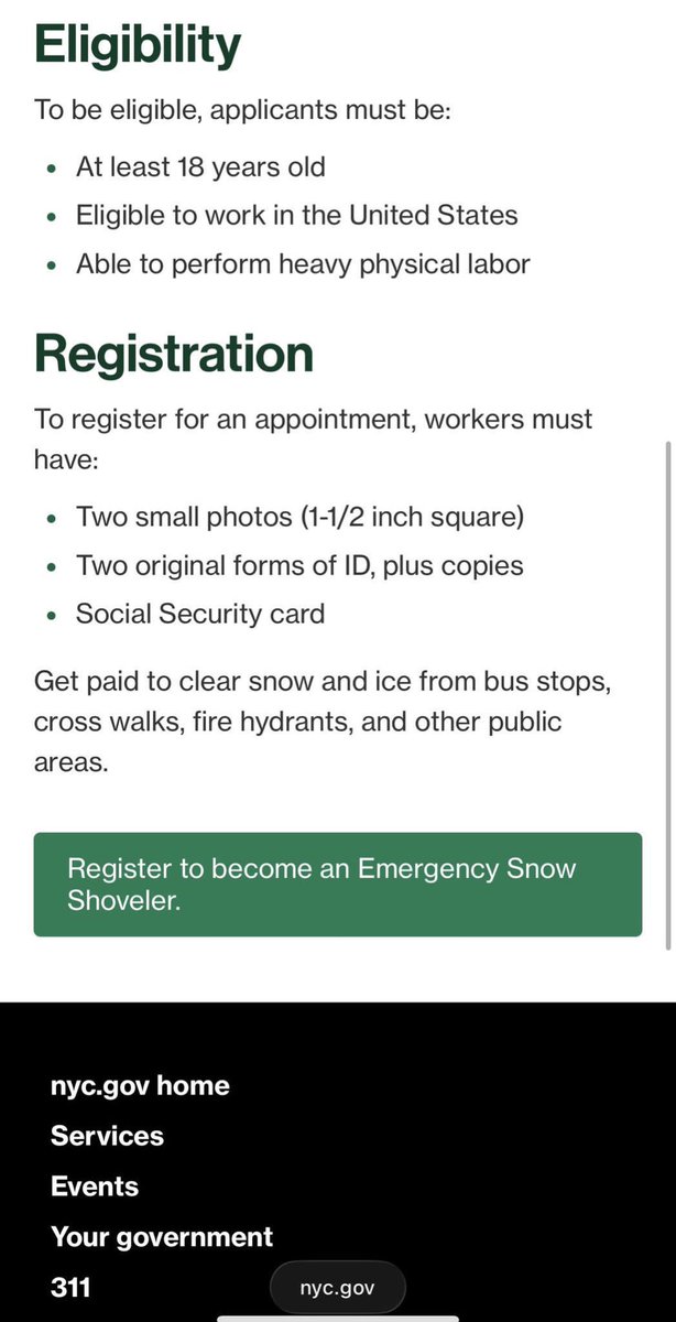nycpix's tweet image. Snow shoveler $19 p/h and multiple IDs

Voting? Just show up or you know, let someone vote for you

Poll workers get $300

🧐
