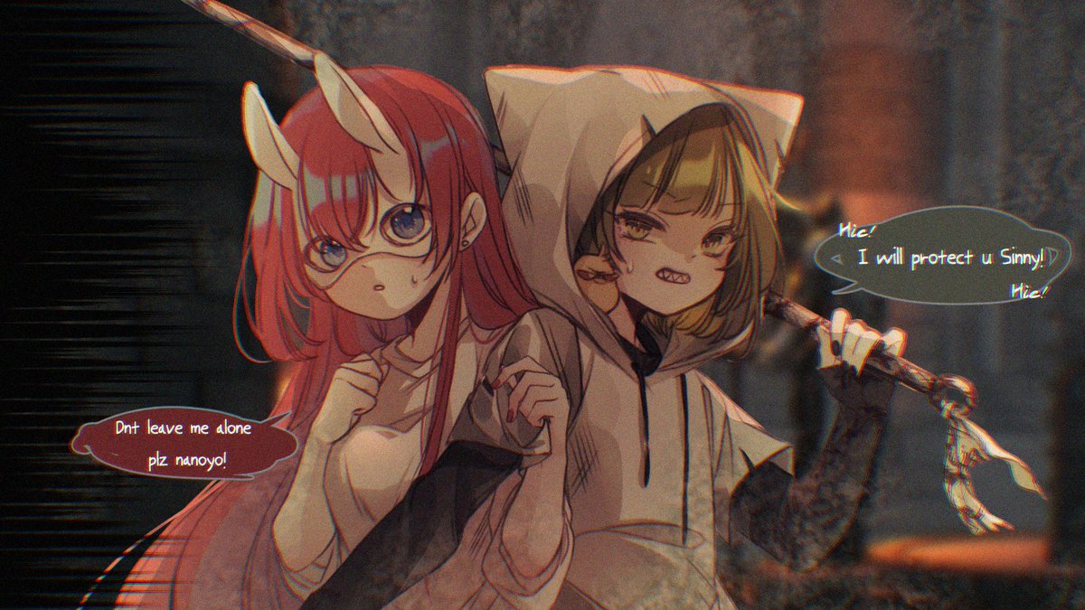 I was the one who recommended this horror game,  but I never expected I’d end up drawing the thumbnail!!! ๐·°(৹˃ᗝ˂৹)°·๐  

#Nityart 
#SinonArt