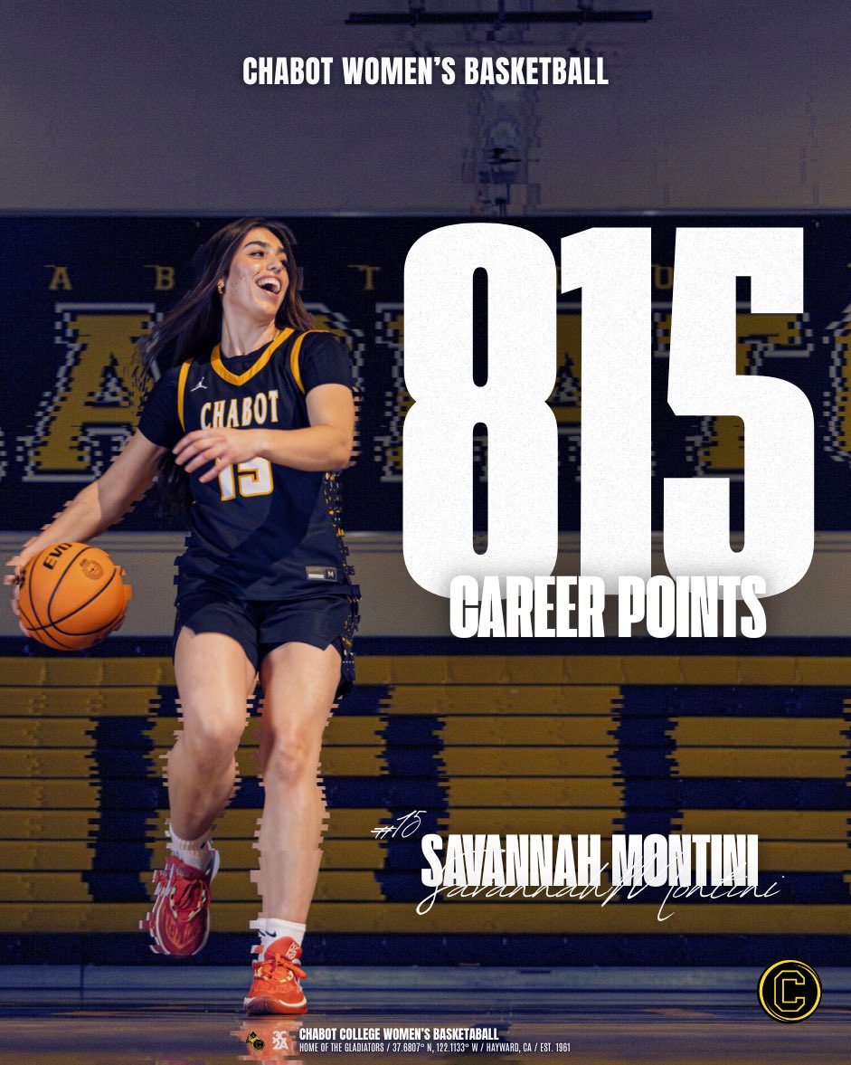 chabotwbb's tweet photo. Savannah Martin closed out her career with 815 points in just two seasons. Consistent. Productive. Bucket getter. 

#gogladiators https://t.co/aHaaetqDnA