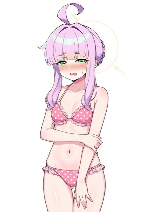 ミニチチバト の 下着をつけたブルーアーカイブのカヤちゃん