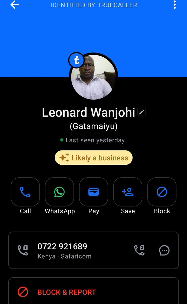 Here is the official phone number of  Gatanaiyu Boys School Principal. 
May we Attack in Droves and make sure the Rogue  &amp; corrupt T. S. C  and corrupt COTU takes Disciplinary action, before the Principal bribes them  ! 
#RutoMustGo