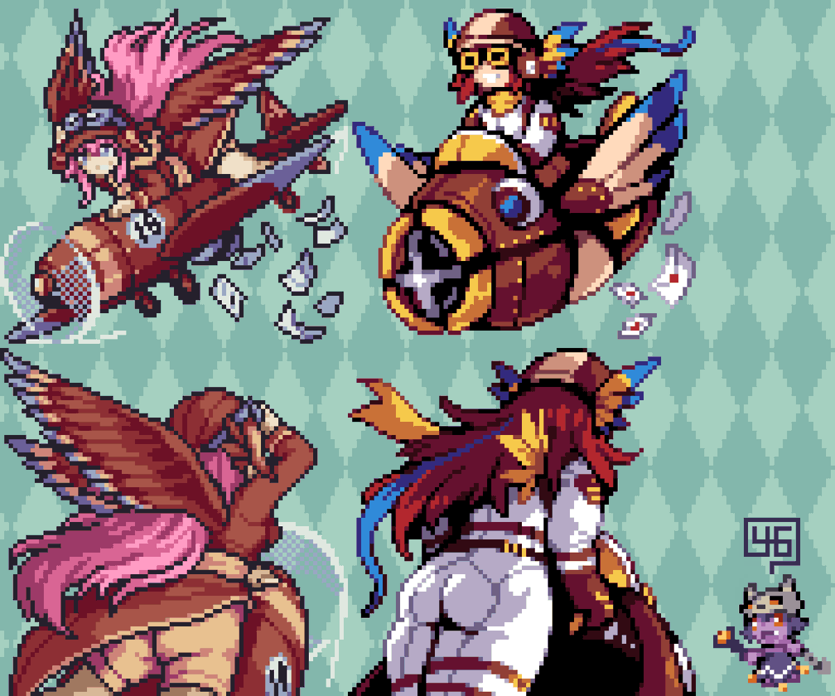 Old vs new
Mega Pidgeot

The first mega to get an upgrade. XD