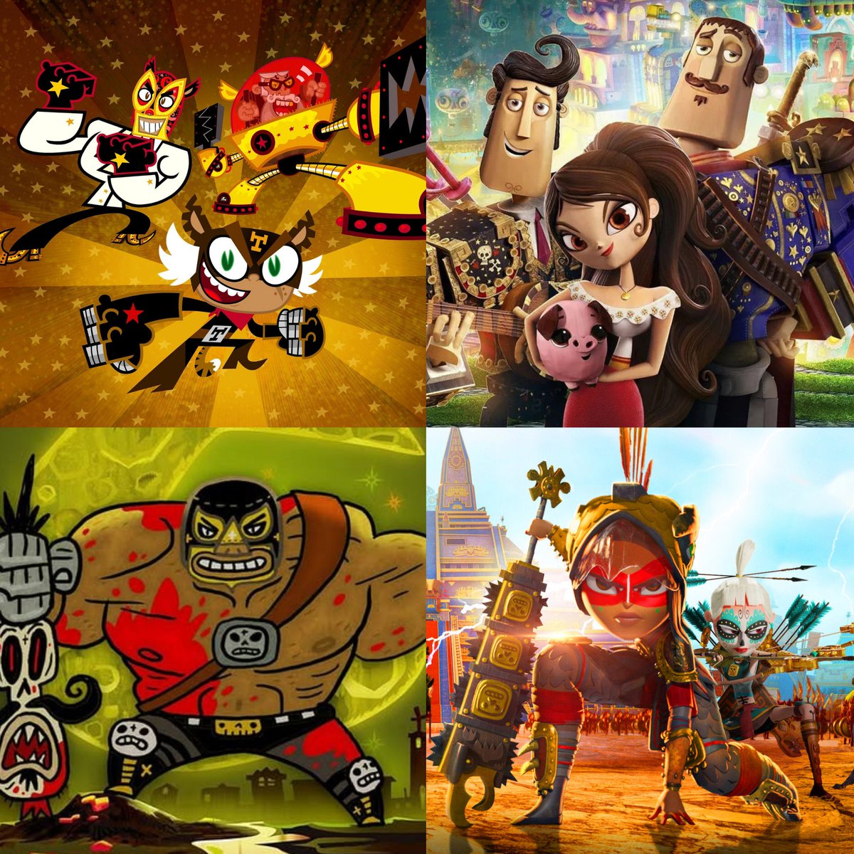Jorge R. Gutiérrez presents awards at the Annie Awards.  

The creator of El Tigre: The Adventures of Manny Rivera, Maya and the Three &amp; The Book of Life.