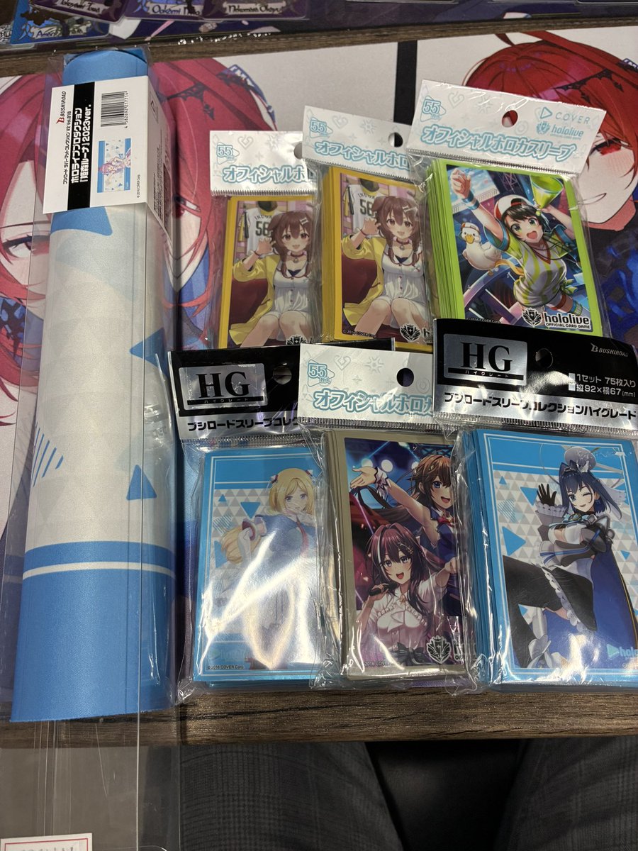 CANさんより協賛品として6個のスリーブとプレイマットを頂きました