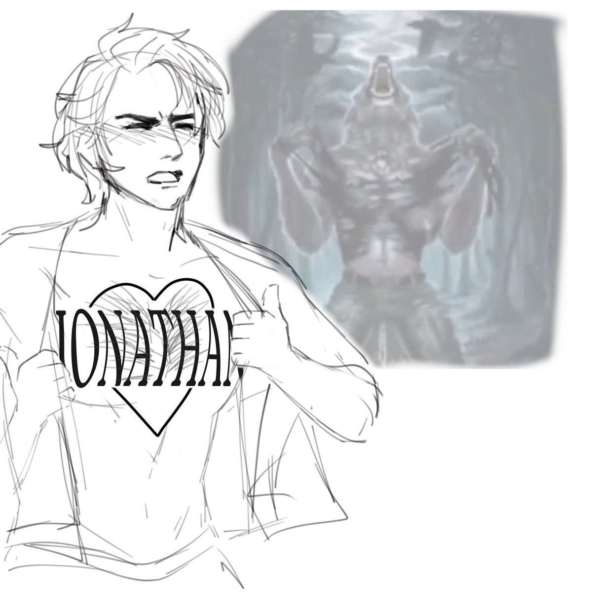 #stonathan he shows off that tattoo whenever he has the chance...