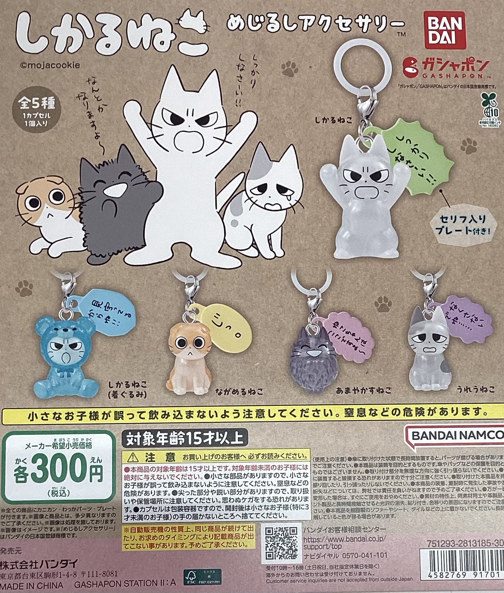 💕新商品情報💕 「しかるねこ めじるしアクセサリー」 しかられてる