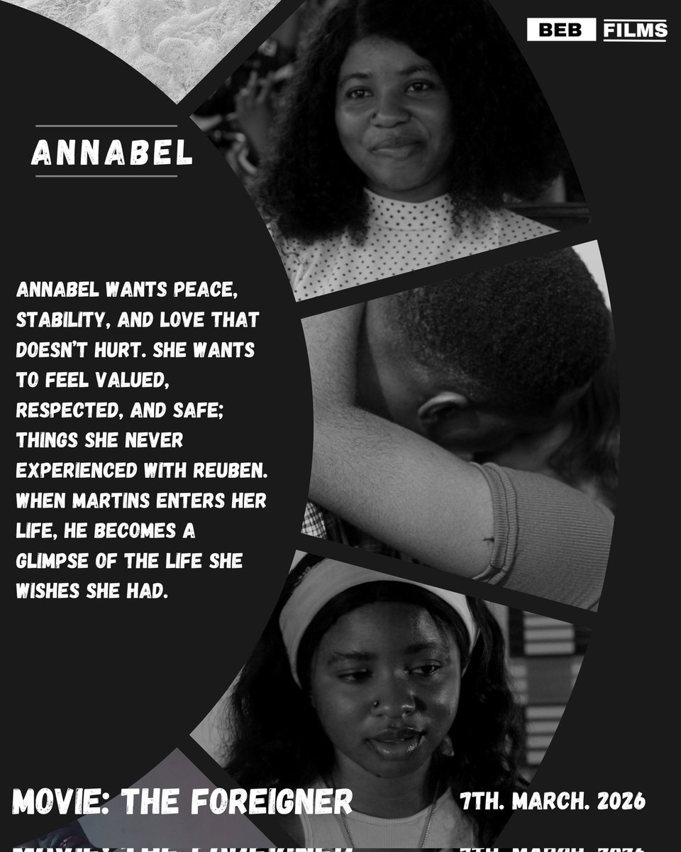 bebfilms's tweet photo. Meet Annabel, played by Comfort Okechukwu https://t.co/3qR5iOfnav