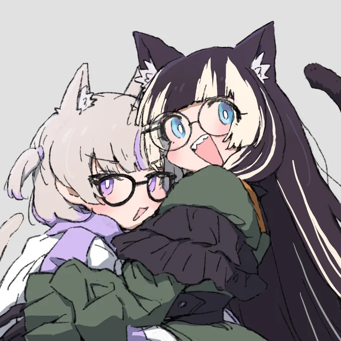 にゃではじ!#猫の日 #らでん似絵