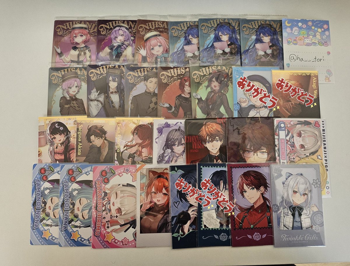 交換 譲渡】にじさんじ チェキ アクスタ コースター ウエハース 缶