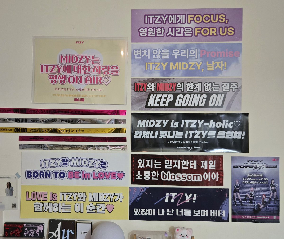 牆快不夠貼了😱