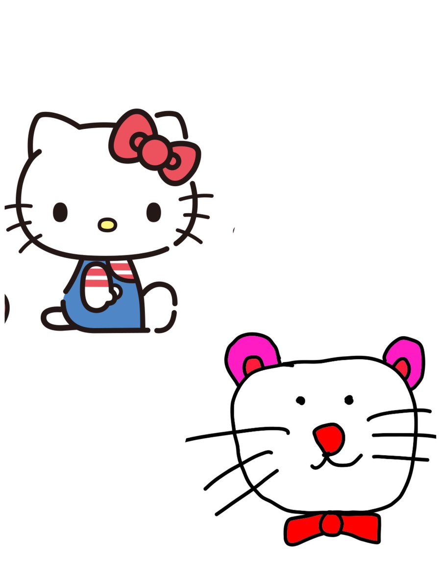 ほぼ一緒だよね？！ねぇ！！
似てるよね？

#猫の日
#似てると思ったらリポスト
#似てないはいいね