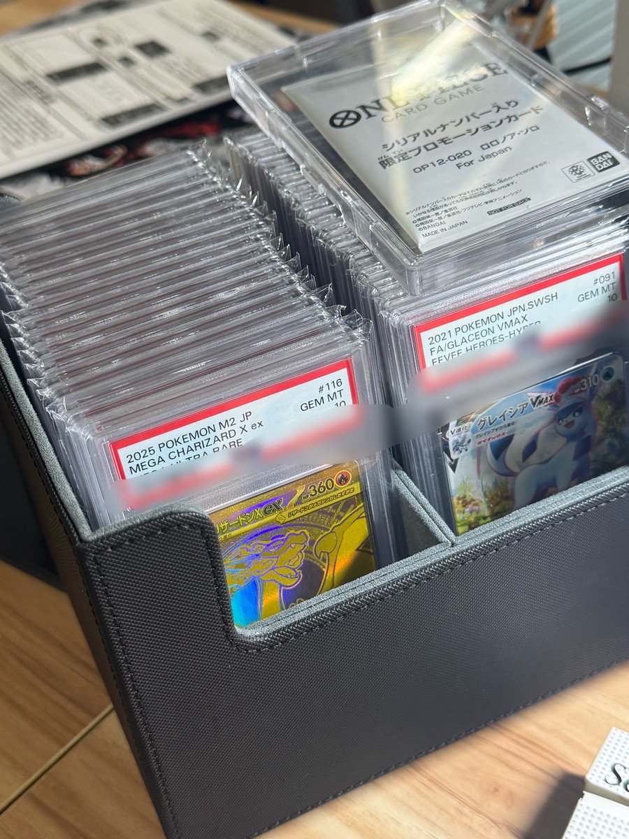 BOX💹表以外の低額〜高額まで💁 新着レジ横のケースに入れていってる