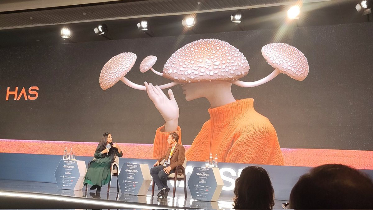 sameeraroraedu's tweet photo. Our brain seeks out far more than survival, goes beyond visible to  dimension beyond ! Does our brain seek God - is it physiology that seeks  experience or is it the experience that changes the physiology ? @ShomaChaudhury in conversation with @andrewnewberg at @SynapseConclave https://t.co/e0f4ozLMxY