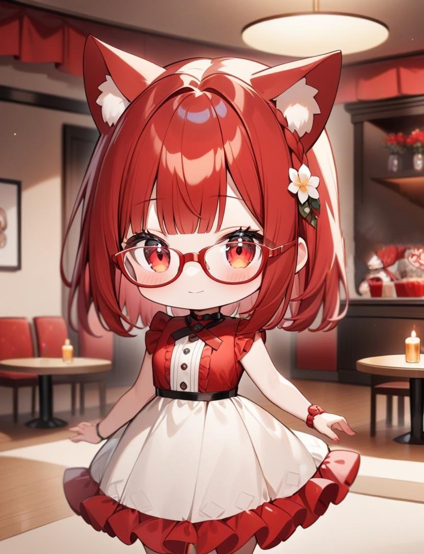 午後のねこみみちゃん🐱🐾 #ねこの日 #AIイラスト