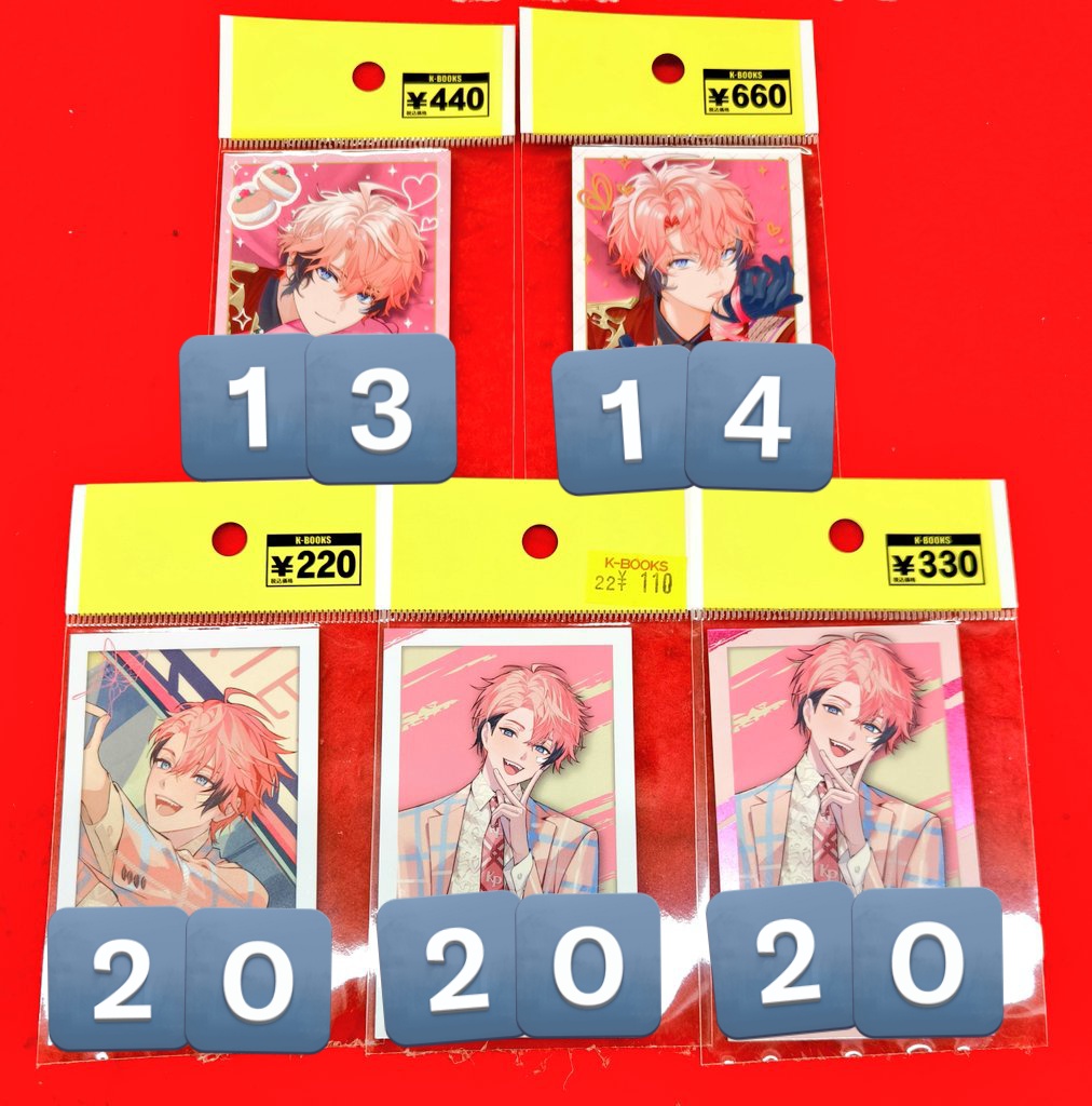 入荷情報】にじさんじ 赤城ウェンさんのチェキ風カードやアクリル